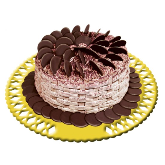 Ovalette Bitter Kuvertüre Schokolade Schmelz / Münze Schokolade 5 kg - 051-541 - Katsan Gıda